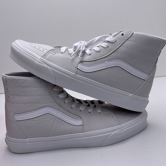 Vans WMNS White High-Top Sneakers Sk8-Hi Tapered
Leather Nimbus Cloud - Picture 15 of 16